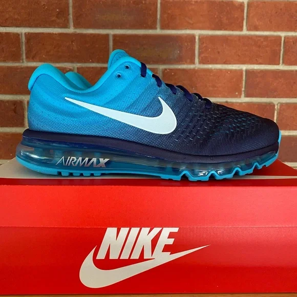 Nike Air Max 2017 Mens Binary Blue New Sneakers NIB Shoes - Picture 1 of 14